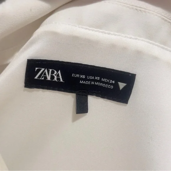 Zara White Mini Dress - Picture 3 of 3